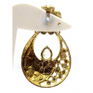Gold Chand Bali Earring Jhumka Fashion Jewelry Boho Chich Drop Dangle Long E53